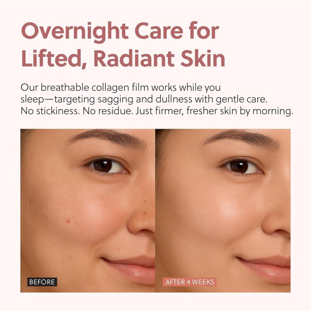 Collagen Night Mask with Niacinamide & Vitamin E – Deep Hydration & Anti-Aging (Pack of 1)