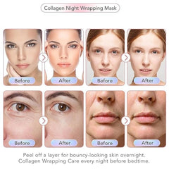 Collagen Night Mask with Niacinamide & Vitamin E – Deep Hydration & Anti-Aging (Pack of 1)