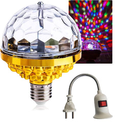 Colorful Disco Rotating LED Light Bulb for Parties & Events – Pack of 1