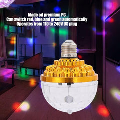 Colorful Disco Rotating LED Light Bulb for Parties & Events – Pack of 1