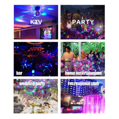 Colorful Disco Rotating LED Light Bulb for Parties & Events – Pack of 1