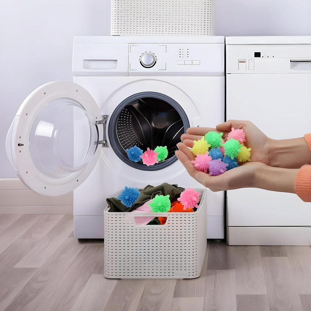Eco-Friendly Laundry Balls – Reusable Tangle-Free Washer Softener