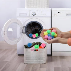 Eco-Friendly Laundry Balls – Reusable Tangle-Free Washer Softener