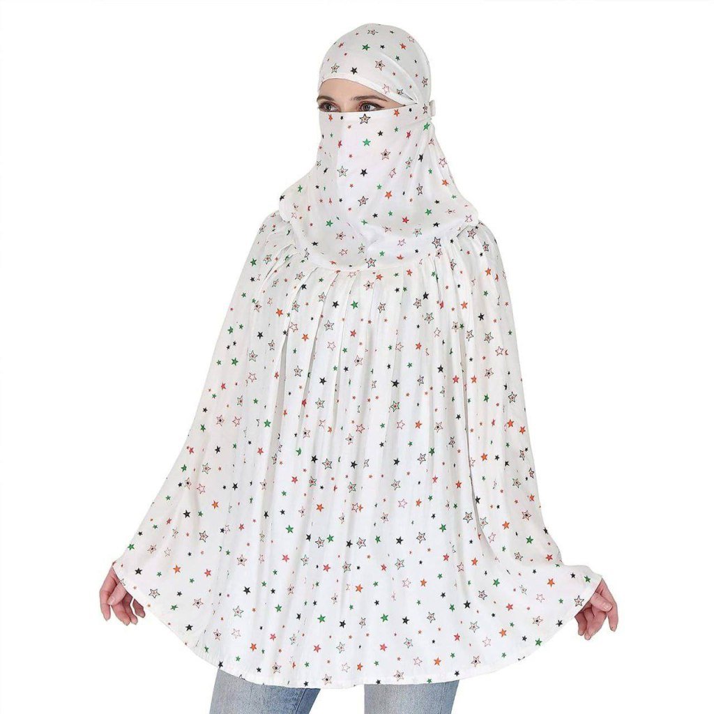 Cotton Long Scarf & Mask for Sun UV Protection – Universal Size, Breathable & Stylish