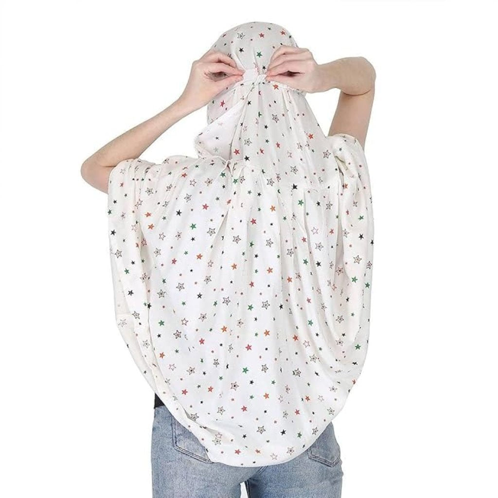 Cotton Long Scarf & Mask for Sun UV Protection – Universal Size, Breathable & Stylish