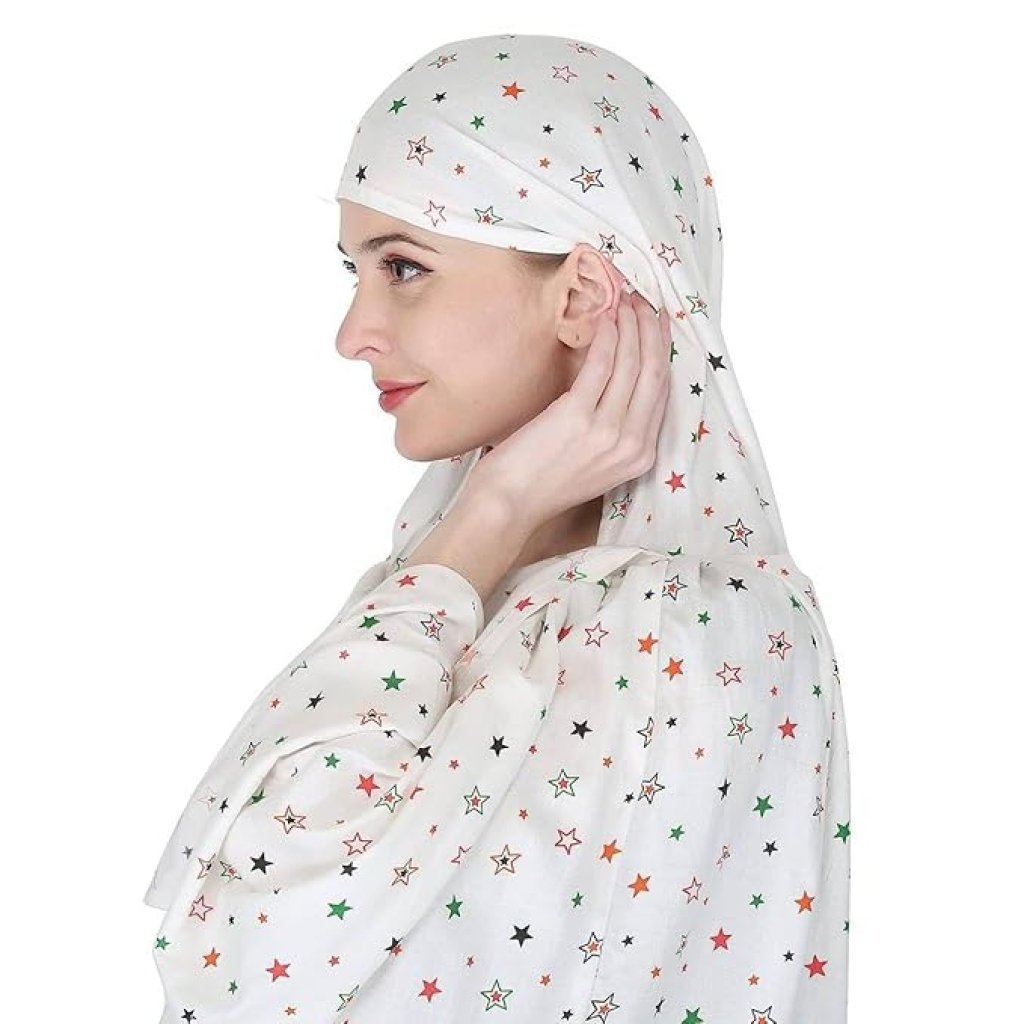 Cotton Long Scarf & Mask for Sun UV Protection – Universal Size, Breathable & Stylish