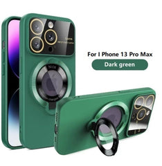 Dark Green iPhone 13 Pro Max Case with MagSafe & Invisible Stand