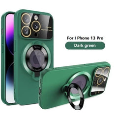 Dark Green iPhone 13 Pro Case with MagSafe & Invisible Stand