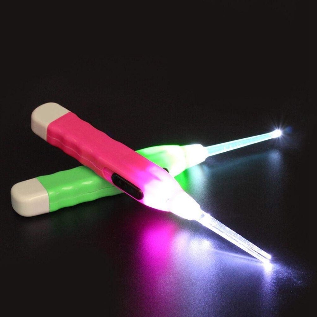 Multicolor LED Ear Pick & Wax Remover – Safe Ear Cleaning Tool for Kids & Adults