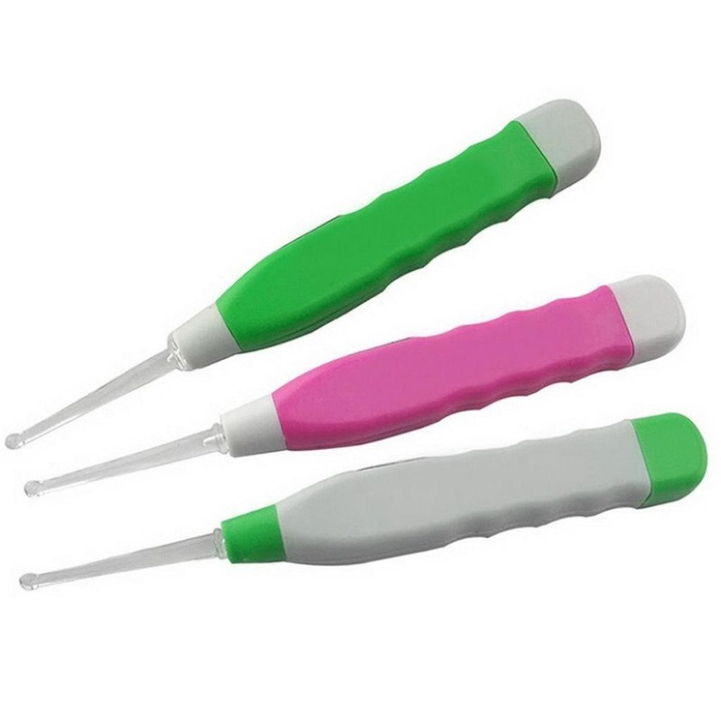 Multicolor LED Ear Pick & Wax Remover – Safe Ear Cleaning Tool for Kids & Adults