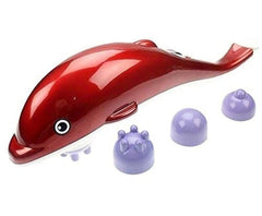 Electric Dolphin Handheld Massager with Vibration & Infrared Therapy for Pain & Stress Relief