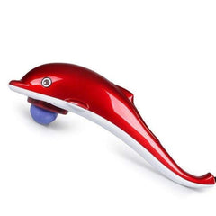 Electric Dolphin Handheld Massager with Vibration & Infrared Therapy for Pain & Stress Relief