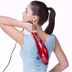 Electric Dolphin Handheld Massager with Vibration & Infrared Therapy for Pain & Stress Relief