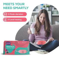 Portable Electric Heating Belt for Menstrual Cramps Relief – 33 Temp & 4 Massage Modes