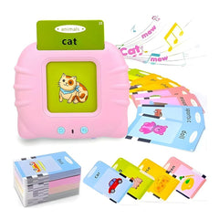 English Talking Flash Cards for Kids – 224 Word Learning Toy, Montessori Educational Game for Toddlers 2-6