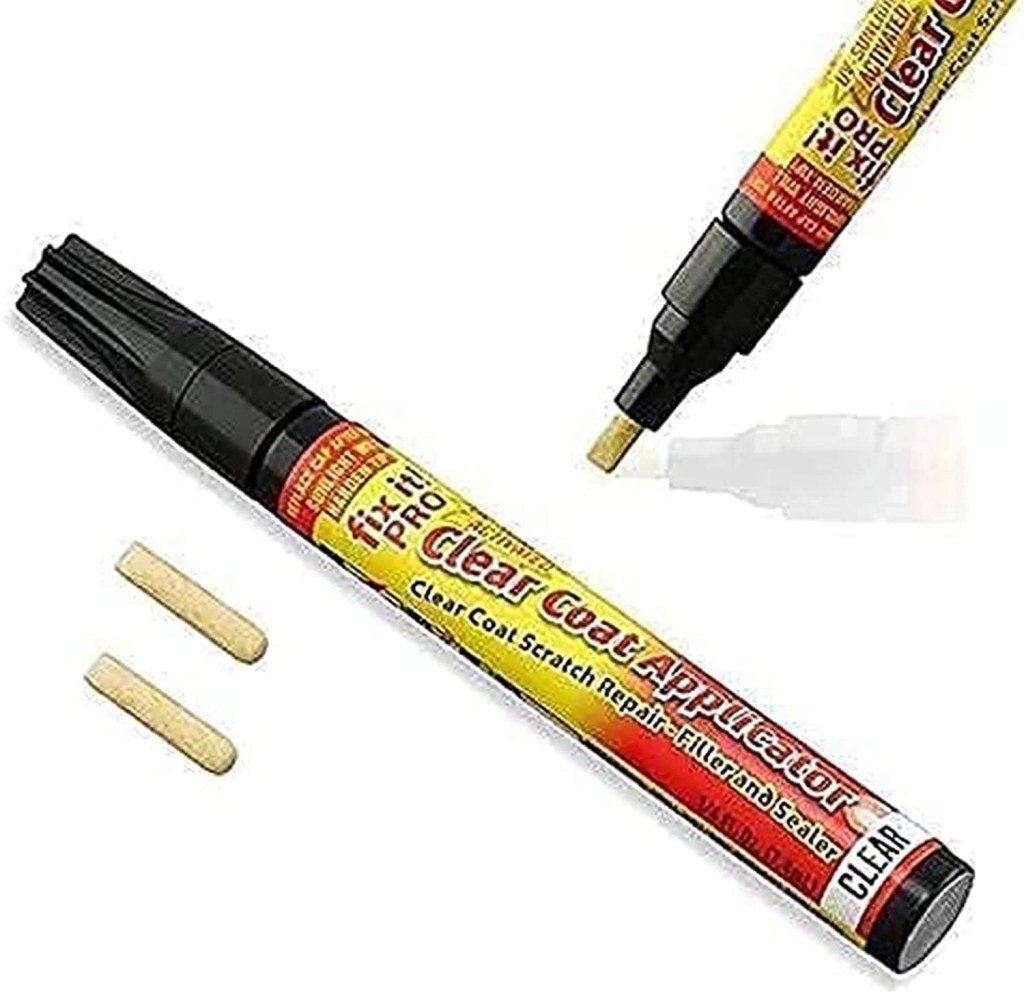 Fix It Pro Scratch Repair Pen – UV Sunlight Activated Clear Coat & Sealer for Laptops, Phones, Cars, & More