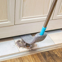 Flexible Flat Gap Cleaning Mop – Extendable Microfiber Dust & Under Furniture Brush