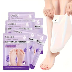 Revitalizing Foot Peeling Mask – Dead Skin Remover & Moisturizer Socks (Lavender, 1 Pair)