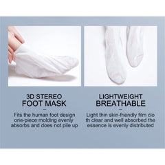 Revitalizing Foot Peeling Mask – Dead Skin Remover & Moisturizer Socks (Lavender, 1 Pair)
