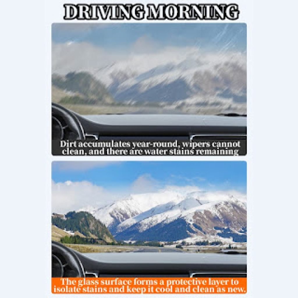 Anti-Fog Glass Cleaner 450ml – Car Windshield & Glass Spray  