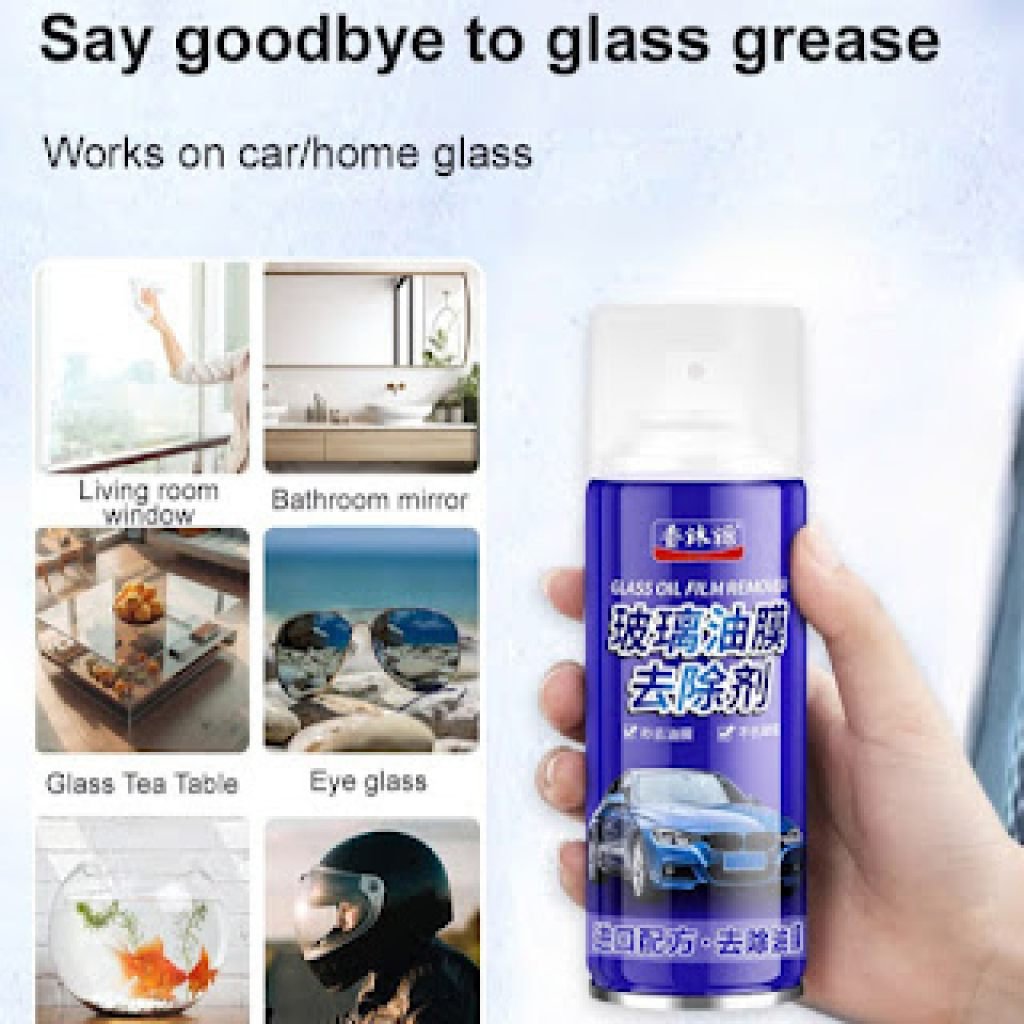 Anti-Fog Glass Cleaner 450ml – Car Windshield & Glass Spray  