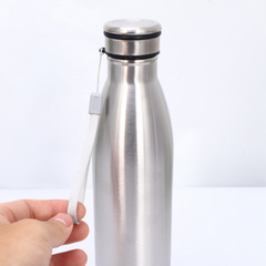 Stainless Steel 1000ml Slim Water Bottle with Loop
