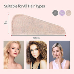 Multicolor Microfiber Hair Wrap & Towel – Quick-Dry, Absorbent Shower Cap & Bathrobe