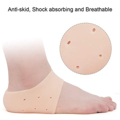 Silicon Heel Socks for Men & Women – Crack-Free, Moisturizing Foot Protector (1 Pair)