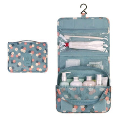 Multicolor Hanging Travel Toiletry Bag – Waterproof Makeup & Cosmetic Organizer for Women & Girls