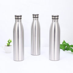 Stainless Steel 1000ml Slim Water Bottle with Loop