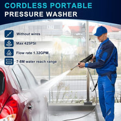Cordless 48V High Pressure Car & Bike Wash Gun