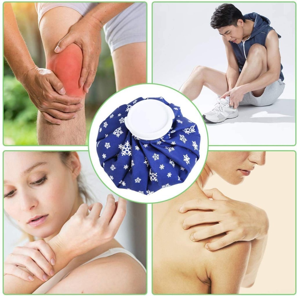 Multicolor 9-Inch Ice & Heat Pack for Pain Relief – Reusable First Aid for Knee, Head, Face, Leg