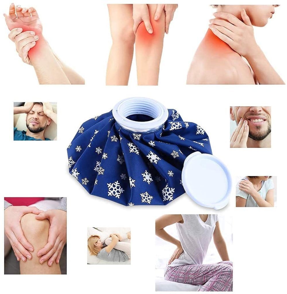 Multicolor 9-Inch Ice & Heat Pack for Pain Relief – Reusable First Aid for Knee, Head, Face, Leg