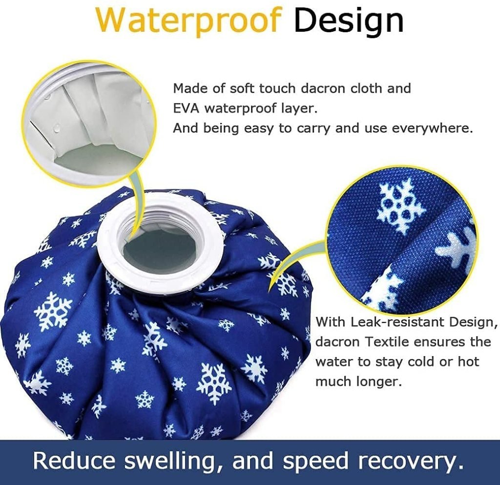 Multicolor 9-Inch Ice & Heat Pack for Pain Relief – Reusable First Aid for Knee, Head, Face, Leg