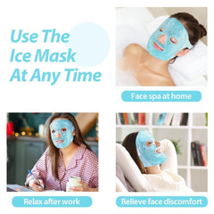 Cooling Ice Gel Face Mask for Hot & Cold Therapy – Glowing Skin (Pack of 1)