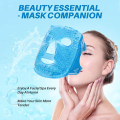 Cooling Ice Gel Face Mask for Hot & Cold Therapy – Glowing Skin (Pack of 1)