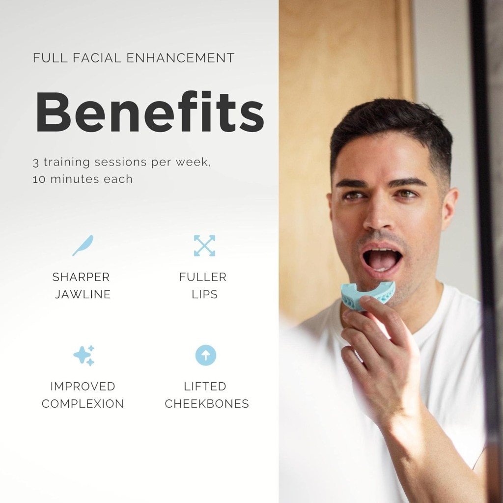 Premium Food-Grade Silicone Jaw Exerciser for Men & Women