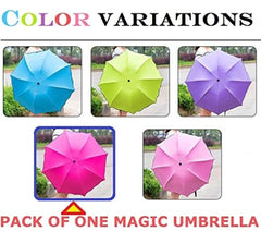 Magic Blossom Umbrella – Water-Activated Flower Print, 3-Fold, Sun & Rain for Women, Men & Kids