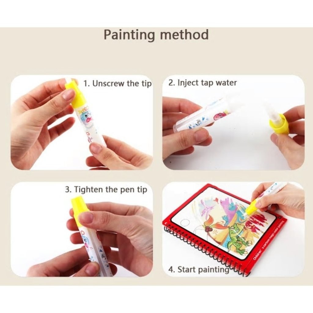 Magic Water Coloring Book for Kids