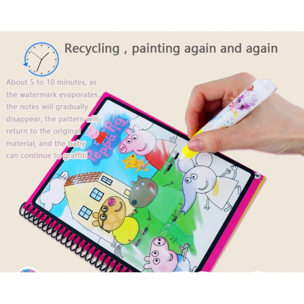 Magic Water Coloring Book for Kids