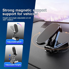 Magnetic Car Phone Holder – 360° Rotation, Universal Dashboard Stand for Smartphones