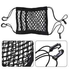 Multi-Layer Car Mesh Organizer & Storage Net for Backseat & Trunk