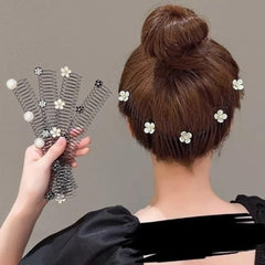 Invisible Flower U-Shape Hair Clip – Fixer & Finisher, Pack of 1