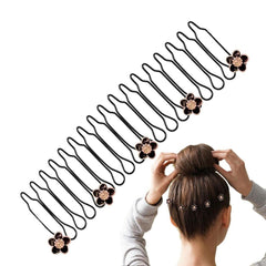 Invisible Flower U-Shape Hair Clip – Fixer & Finisher, Pack of 1