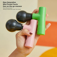 Portable Electric Mini Facial & Body Massage Gun for Pain Relief & Relaxation