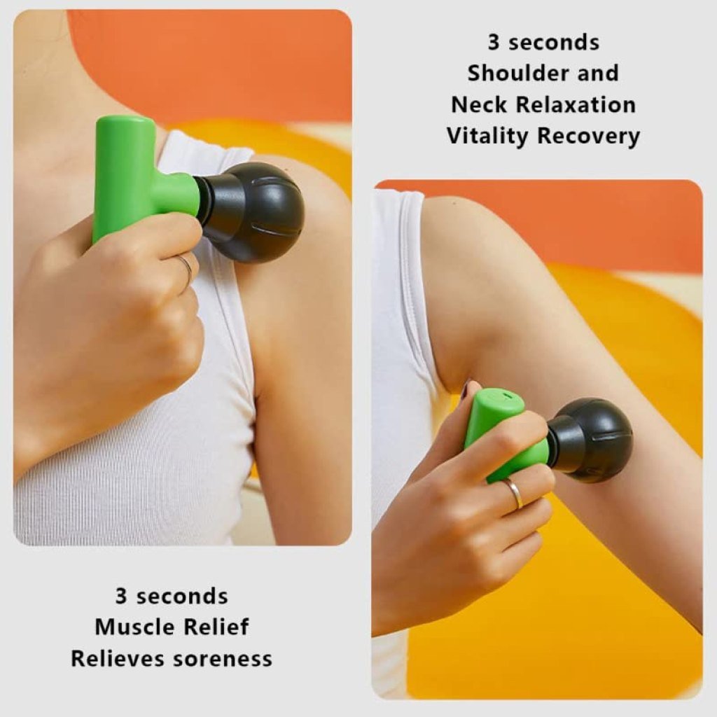 Portable Electric Mini Facial & Body Massage Gun for Pain Relief & Relaxation