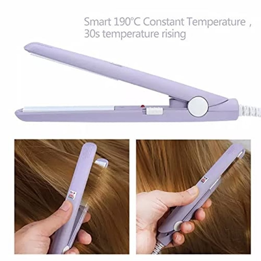 Mini Hair Straightener for Women – Portable Professional Flat Iron for Teens