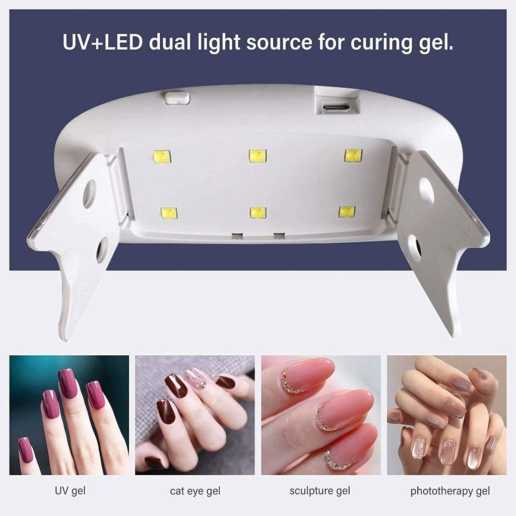 Portable Sun Mini UV LED Nail Dryer – Compact USB Gel Lamp, Mouse Shape