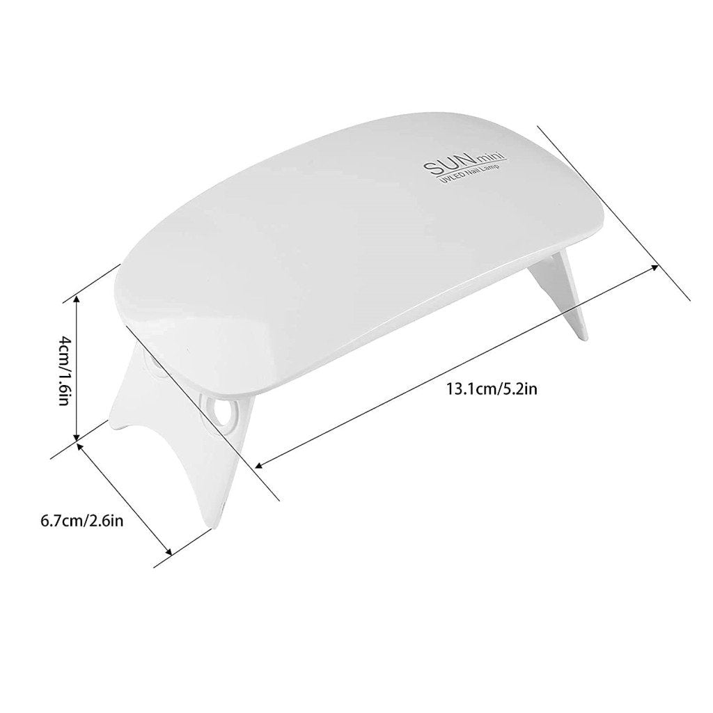 Portable Sun Mini UV LED Nail Dryer – Compact USB Gel Lamp, Mouse Shape