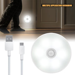 Wireless Rechargeable Motion Sensor Light – USB LED Night Light for Home & Wardrobe